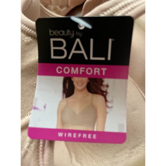 Beauty By Bali Womens Wirefree Comfort Bra With No-Slip Adjustable Straps & Side - Picture 4 of 5